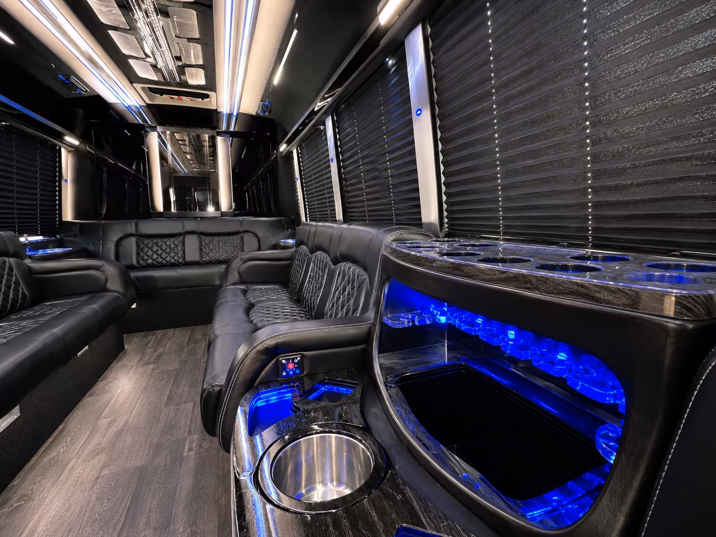night on town party bus rental