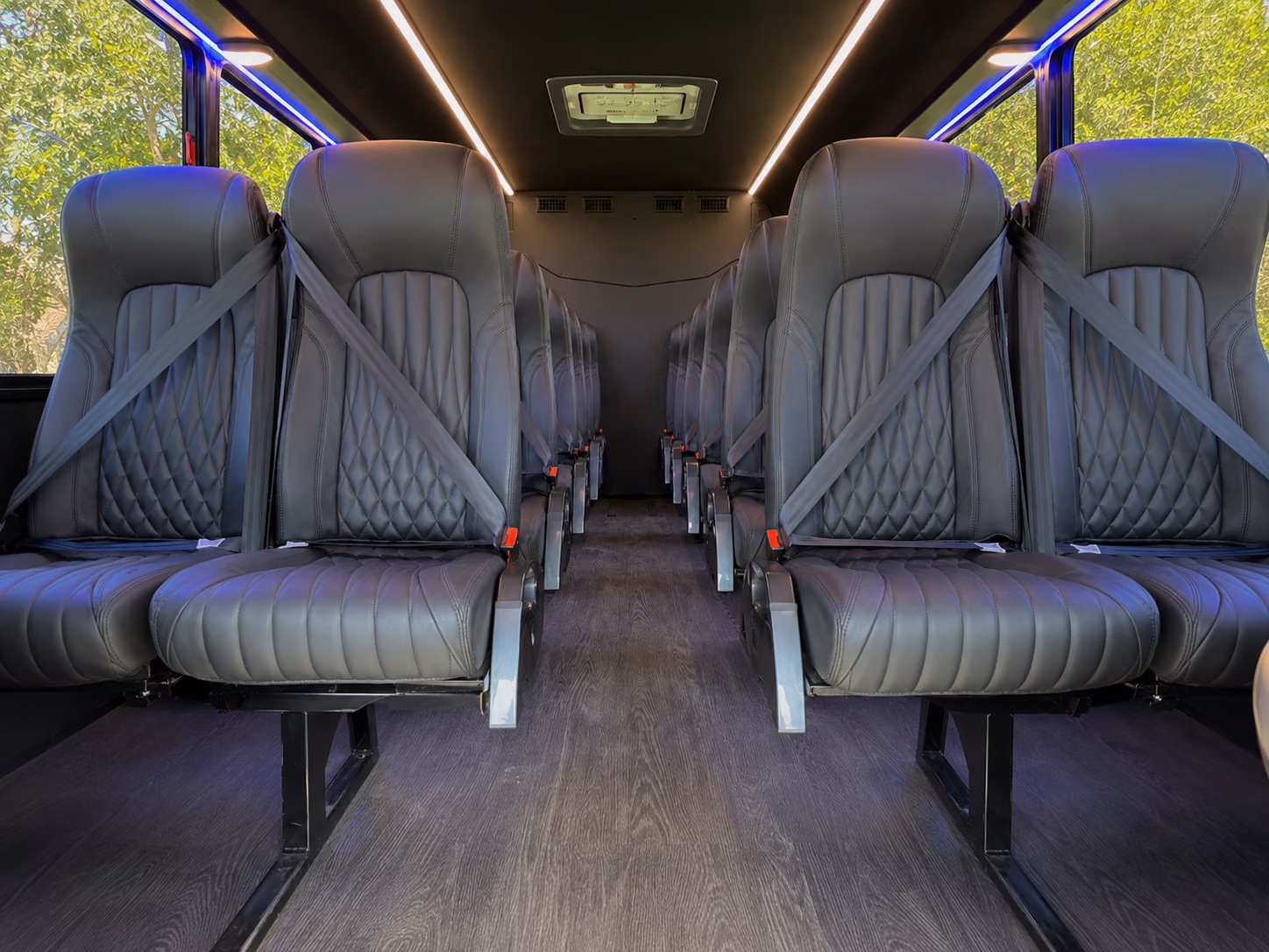 port orange 20 passenger minibus interior