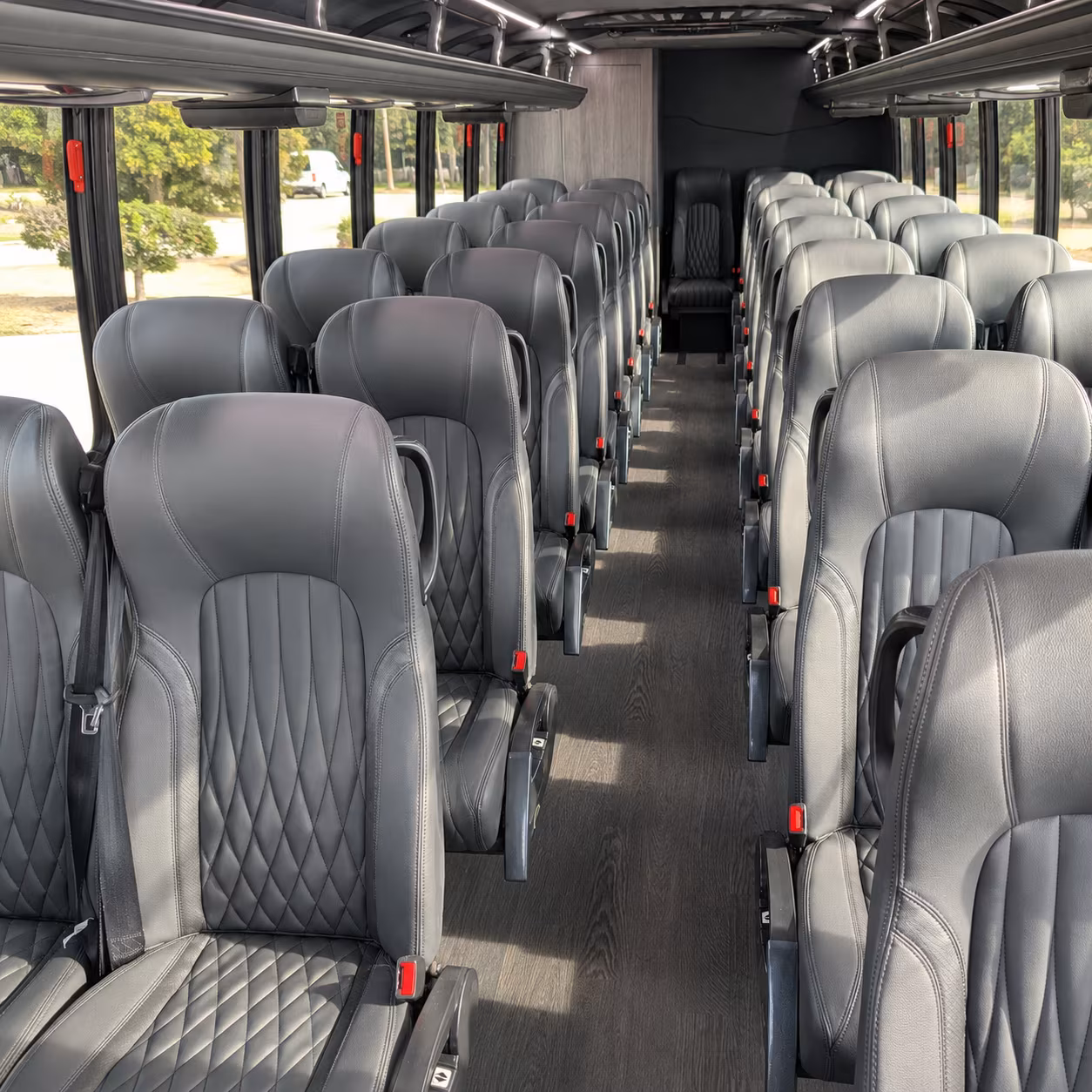 port orange 25 passenger minibus interior