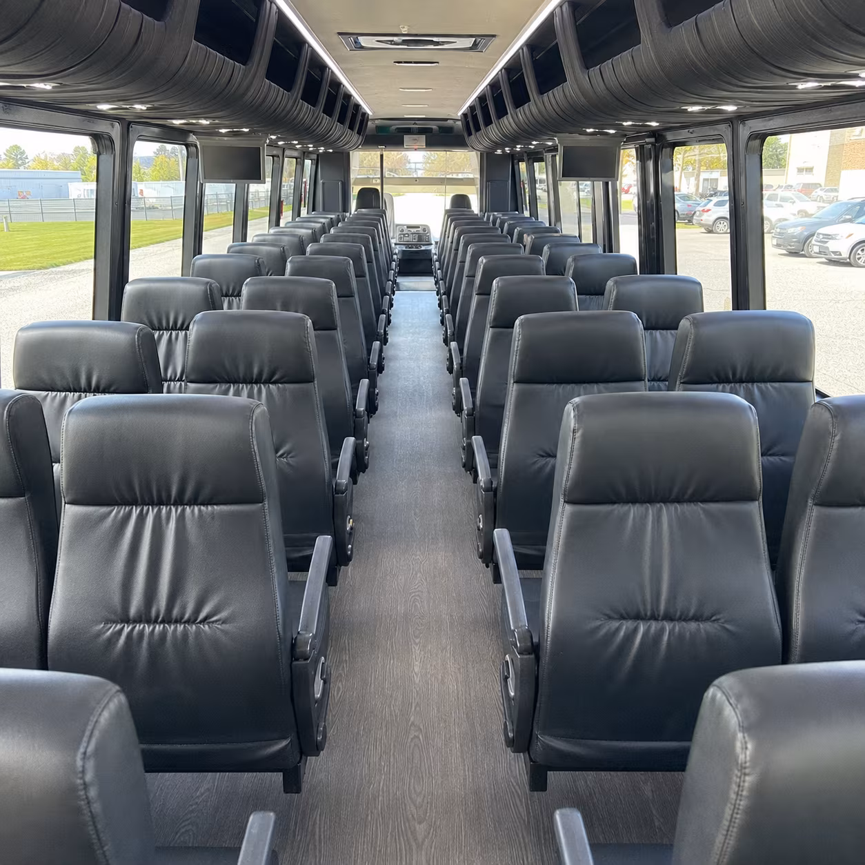 port orange 30 passenger minibus inside