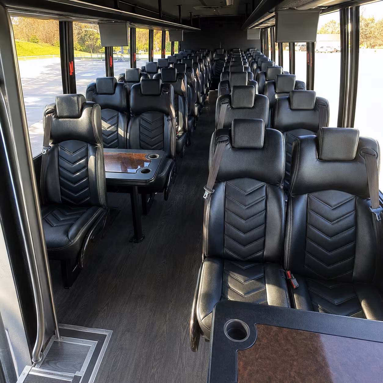 port orange 30 passenger minibus interior