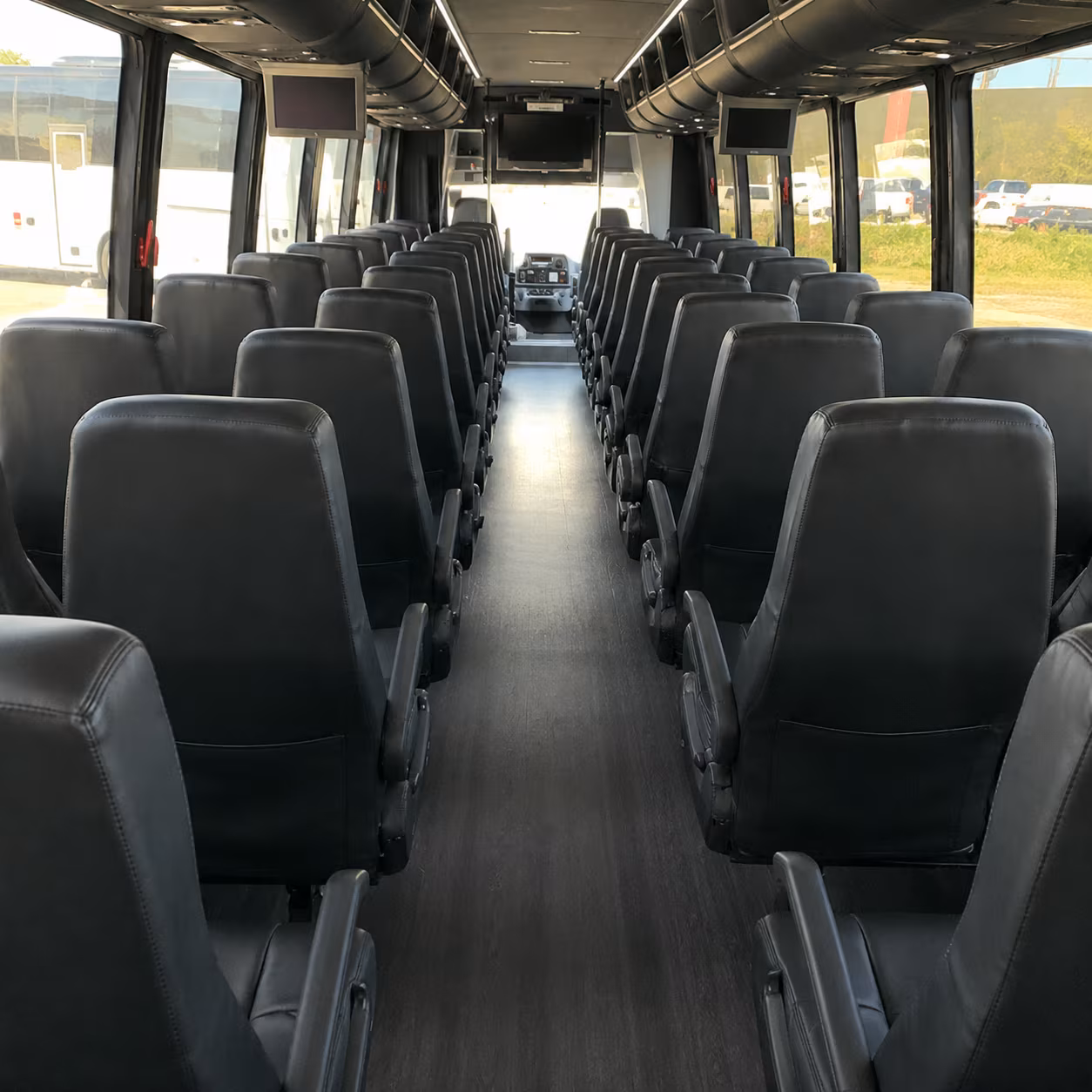 port orange 35 passenger minibus interior