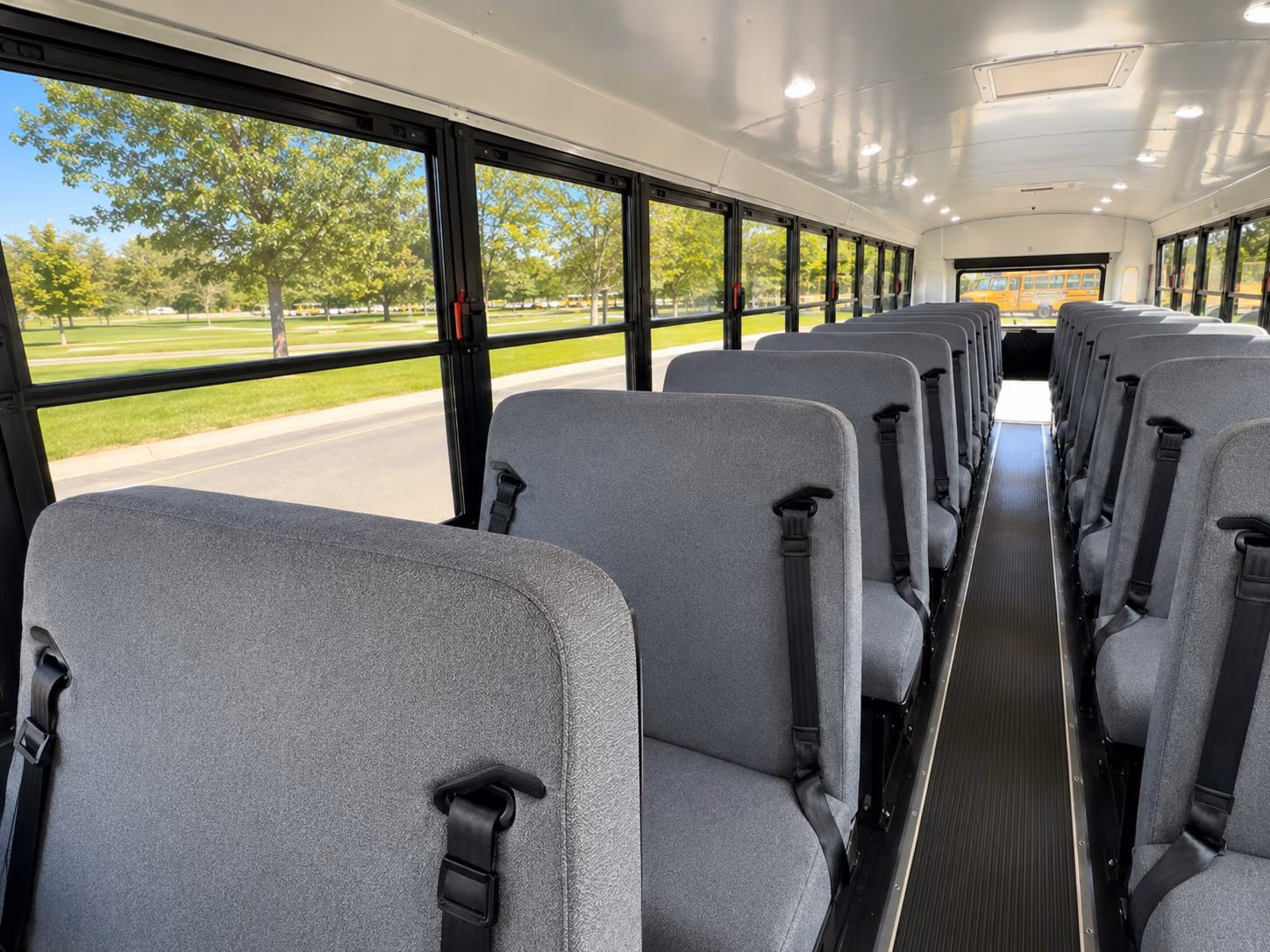 port orange school bus inside